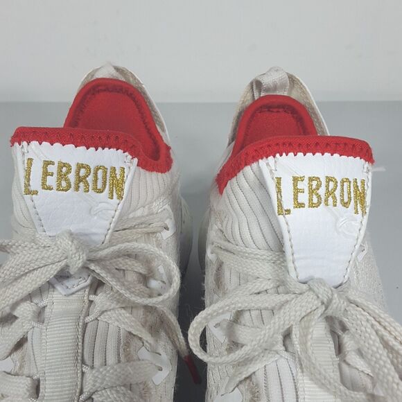 Nike Air Lebron XVI 16 C12668-100 White Low Draft Day Basketball Shoes Size 8 main image 6